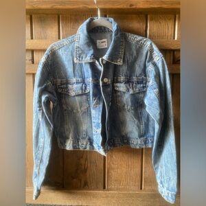 ci sono• cropped jean jacket • small